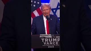 Donald Trump asks if 'tiny little spot' Israel can get any more