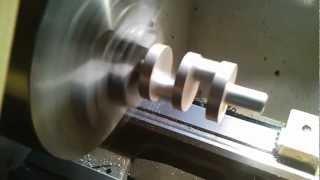 Model Crankshaft 0-1000 rpm demo metal turning