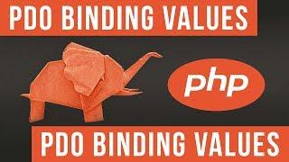 How to Bind MySQL Data Values using PDO - Become a PHP Master - 36