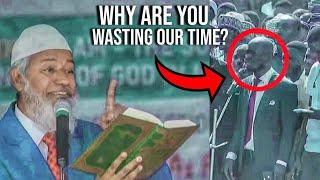 Dr. Zakir Naik got angry on christian missionary