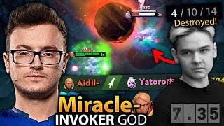 MIRACLE shows YATORO why he's called The INVOKER GOD of dota 2