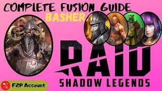 [F2P] Basher Raid Shadow Legends | Fusing the Epic Champion Basher