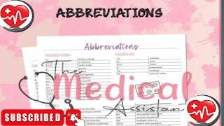 What Do Medical Abbreviation REALLY Mean|HA/CMA/ANM/Staff Nurses Have Most be Known