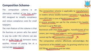 What is Composition Scheme under GST ? || Composition Scheme under GST అంటే ఏమిటి? || La Excellence