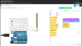 Circuit Diagram | Flex Sensor | Tinkercad