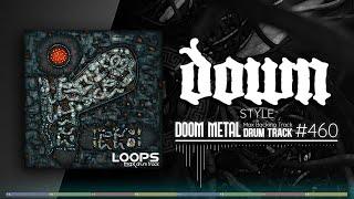 Doom Metal Drum Track / Down Style / 100 bpm