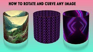 How To Curve And Rotate An Image To Look Like A Cylinder Using HTML CSS