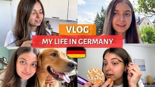 VLOG from GERMANY: A Typical Day in My Life  Work, GRWM, Walking, Cooking, My Dog & Much more!