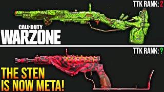 WARZONE: New BEST TTK STEN LOADOUT Beats Top Meta SMGs! (WARZONE Best Setup)