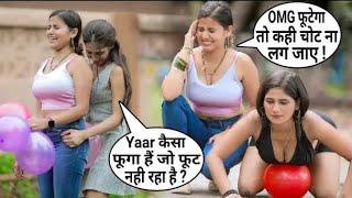 Balloon Bursting Prank On Girls | Part 2 | Annu Singh | Balloon Blast Challenge Prank | Comedy Video