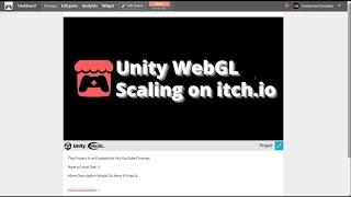 How to Fix the Unity WebGL Scaling Issue on Itch.io
