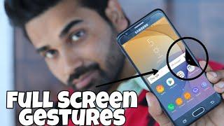 How install Full screen Navigation Gestures Any Android device [HINDI]