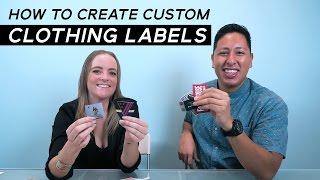 Custom Clothing Labels | Cuts, Folds and Stitching Options For Woven Labels