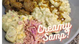 How to cook Creamy SAMP recipe |EASY Creamy SAMP with Cremora.