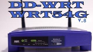  Instalar Firmware Custom DD-WRT Router Linksys WRT54G  v8 / v8.2