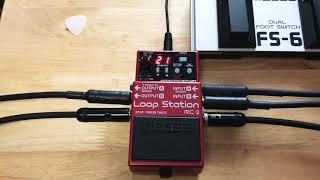 BOSS RC 3 Loop Station - Full Set Up