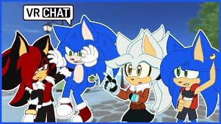 Movie Sonic Encounters Female Team SSS! (VR Chat)