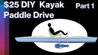 Pt 1 $25 DIY Kayak Paddle Drive