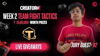 CreatorX- India's Largest Gaming Creator Hunt | Team Fight Tactics (TFT) ft. Pingu