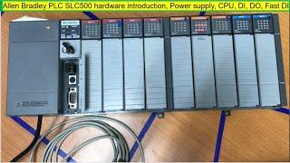 Allen Bradley PLC model SLC500 hardware introduction