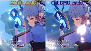 ATK% or Crit damage circlet for ayaka? - genshin impact