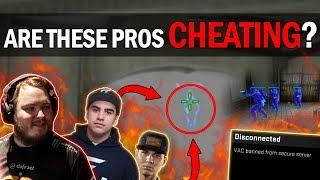 CS:GO - ARE THESE PROS CHEATING?! MOST SUSPICIOUS PRO PLAYS!! ft. flusha, coldzera, HEN1 & More!