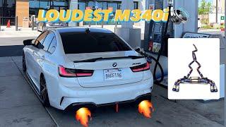 CATLESS DOWNPIPE + VALVED EXHAUST ON MY M340I  (CHEAT CODE)