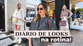 Diários de Looks: Trabalho, em casa, para gravação e da minha rotina!