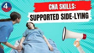 Change Position to Supported Side Lying CNA Skill Prometric