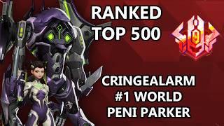 CringeAlarm #1 PENI PARKER WORLD (Symbiotic Surface) Ranked TOP 500 | Marvel Rivals POV