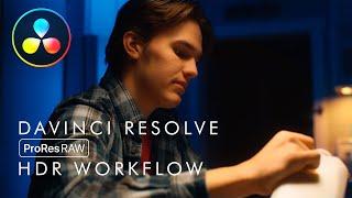 DaVinci Resolve 18 | ProRes Raw HDR Color Managed Workflow