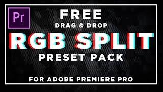 5 FREE RGB SPLIT Presets for Adobe Premiere Pro 2018