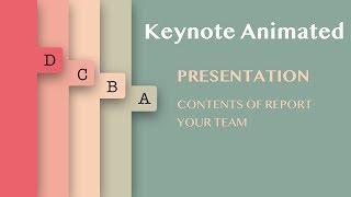 #004 Animated Keynote Slide Design Tutorial 2019 Principle Same as PowerPoint