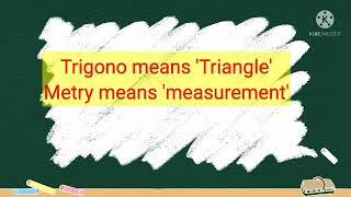 Trigonometry, What is Trigonometry,|Simplicity in education