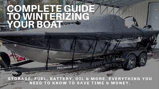 DIY Boat Winterization | How to Winterize Your Boat for CHEAP