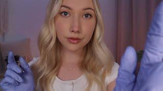 ASMR Face Massage | Relieving Facial Pressure, Glove Sounds & Close Hand Movements 