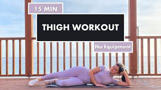 Inner & Outer Thigh Workout on the Floor | 15 min | Leg Workout Lying Down | Knee Friendly