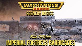 REALISTIC CONCRETE || Warhammer 40k TERRAIN BASICS - Grimdark Fortifications SCATTER