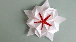 Paper Star for Christmas -Estrella de papel para Navidad