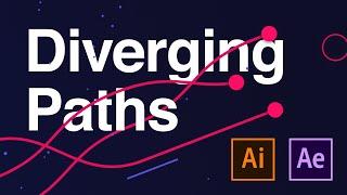 Diverging Paths - Adobe After Effects tutorial