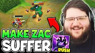 ZAC IS DEFINITELY TILTED AFTER THIS GAME! (PINK WARD SHACO BEATDOWN)