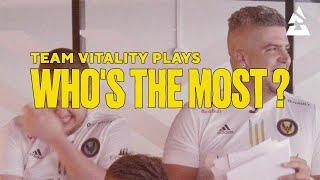 Zywoo, RPK, apeX, Shox & Misutaaa from @Team_Vitality plays Who's The Most ft. a dribble contest 