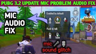 How to fix mic and speaker glitch in pubg mobile l mic glitch in BGMI l 3.2 update mic speaker sound