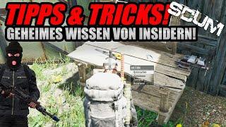 SCUM -  Tipps & Tricks | Geheimes Wissen von Insidern!  [4K/Gameplay Deutsch/German]