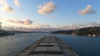 Ship sailing via Istanbul Turkey 