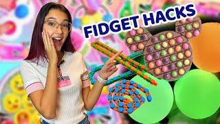 TESTANDO TRUQUES DO TIK TOK COM FIDGET TOYS !! FIDGET HACKS VIRAIS | Luluca