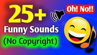 25+ Funny Sound Effects YouTubers Use  |NoCopyright #umarchughtai #funnysounds