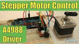 How To Control a Stepper Motor with A4988 Driver and Arduino