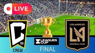 [FINAL] COLUMBUS CREW VS LOS ANGELES FC | Leagues Cup 2024 | Full Gameplay | PES 21 Simulation