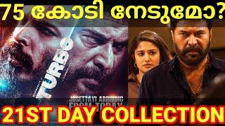 Turbo 21st Day Boxoffice Collection |Turbo Movie Kerala Collection #Turbo #Mammootty #TurboTrailer